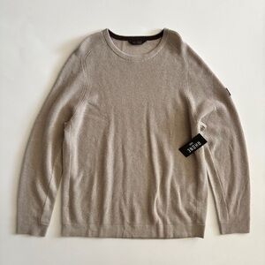 Rhone Nwt Walden Waffle Knit Wool Cashmere Sweater Stone Marle XXL 2XL